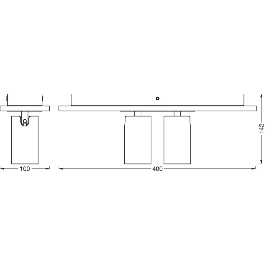 Ledvance - LED Reflektorska svjetiljka DECOR MERCURY 2xGU10/3,4W/230V