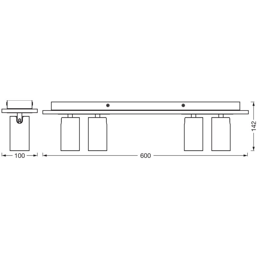 Ledvance - LED Reflektorska svjetiljka DECOR MERCURY 4xGU10/3,4W/230V