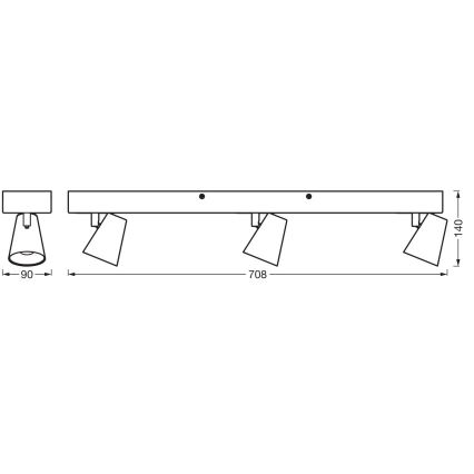 Ledvance - LED Reflektorska svjetiljka DECOR NEPTUNE LED/26W/230V