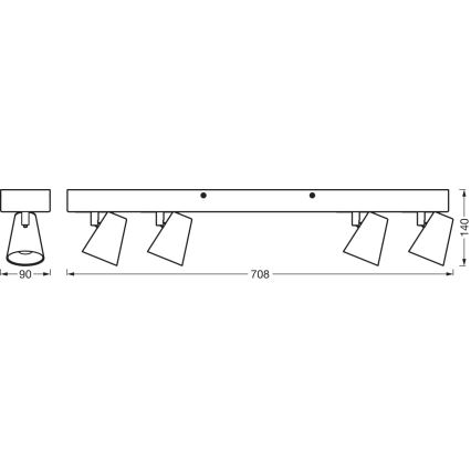 Ledvance - LED Reflektorska svjetiljka DECOR NEPTUNE LED/27W/230V