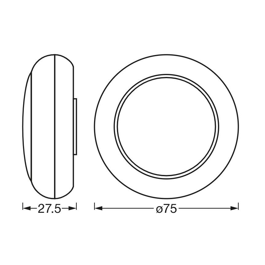 Ledvance - LED RGB Orijentacijsko svjetlo na dodir DOT-IT LED/0,2W/4,5V
