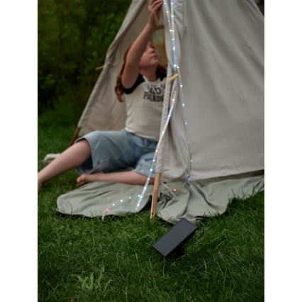 Ledvance - LED RGB prigušivi solarni trak FLEX MAGIC 3m LED/1,2W/5V + daljinski upravljač