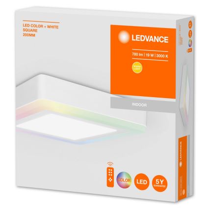 Ledvance - LED RGB Prigušiva stropna svjetiljka LED/19W/230V + DU