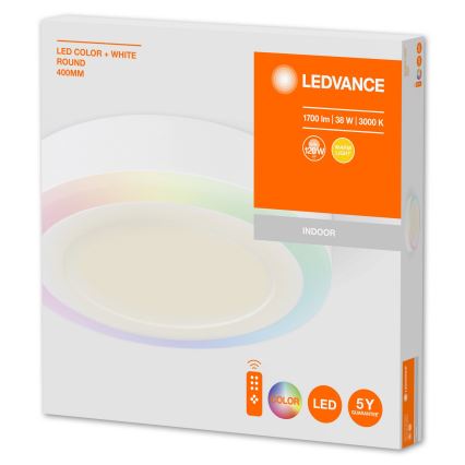 Ledvance - LED RGB Prigušiva stropna svjetiljka LED/38W/230V + DU