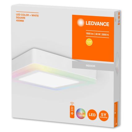 Ledvance - LED RGB Prigušiva stropna svjetiljka LED/38W/230V + DU