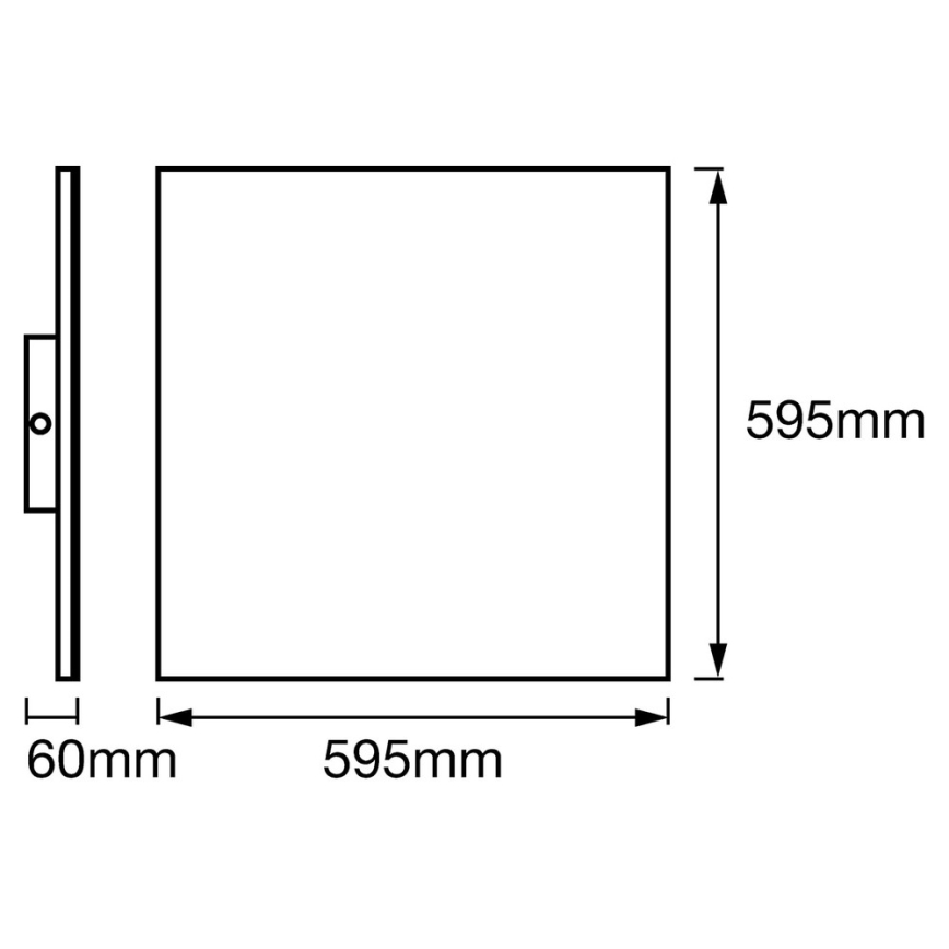 Ledvance - LED RGB Prigušiva stropna svjetiljka PLANON LED/49W/230V + daljinsko upravljanje