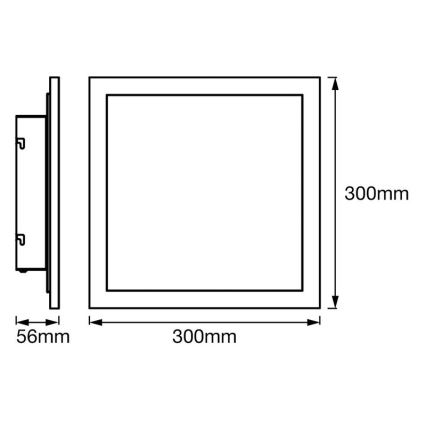 Ledvance - LED RGB Prigušiva svjetiljka SMART+ PLANON PLUS LED/20W/230V 3000K-6500K