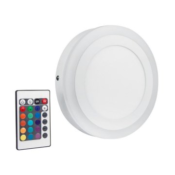 Ledvance - LED RGB stropna svjetiljka s prigušivanjem LED/19W/230V + daljinski upravljač