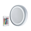 Ledvance - LED RGB stropna svjetiljka s prigušivanjem LED/38W/230V + daljinski upravljač