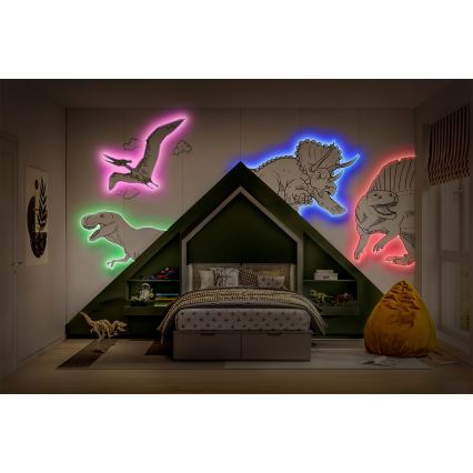 Ledvance - LED RGB traka s podesivom svjetlinom FLEX 5m LED/10W/230V + daljinski upravljač