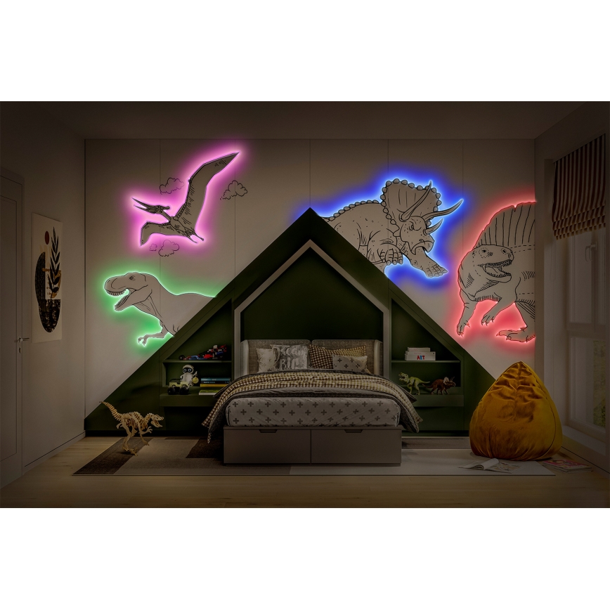 Ledvance - LED RGB traka s podesivom svjetlinom FLEX 5m LED/10W/230V + daljinski upravljač