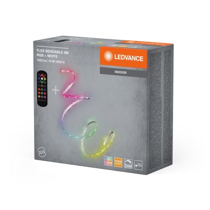 Ledvance - LED RGB traka s podesivom svjetlinom FLEX 5m LED/10W/230V + daljinski upravljač