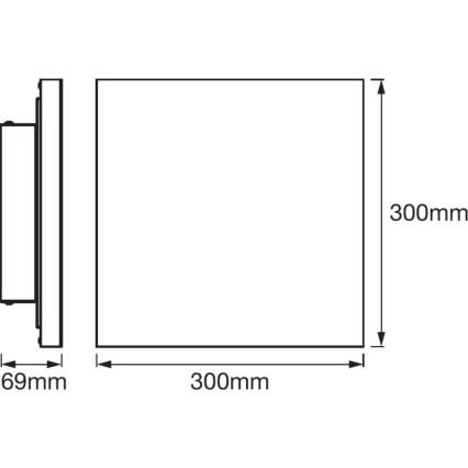 Ledvance - LED RGB+TW Prigušiva stropna svjetiljka SMART+ FRAMELESS LED/20W/230V 3000K-6500K Wi-Fi