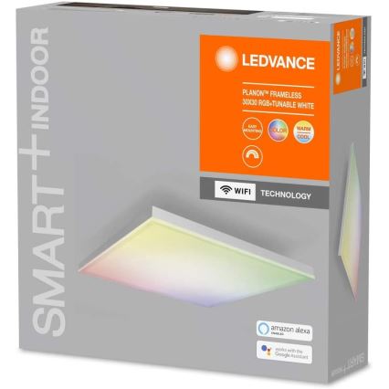 Ledvance - LED RGB+TW Prigušiva stropna svjetiljka SMART+ FRAMELESS LED/20W/230V 3000K-6500K Wi-Fi