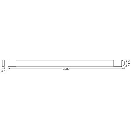 Ledvance - LED RGB+TW Prigušiva vanjska traka FLEX 3m LED/12,5W/230V 2700-6500K IP44 Wi-Fi