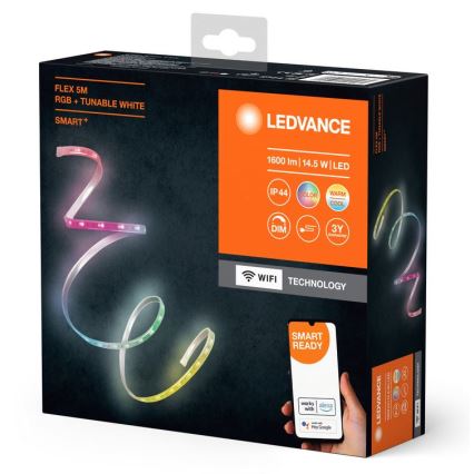 Ledvance - LED RGB+TW Prigušiva vanjska traka FLEX 5m LED/14,5W/230V 2700-6500K IP44 Wi-Fi