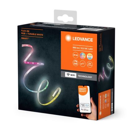 Ledvance - LED RGB+TW podesivi vanjski LED trak FLEX 3m LED/12,5W/230V 2700-6500K IP44 Wi-Fi