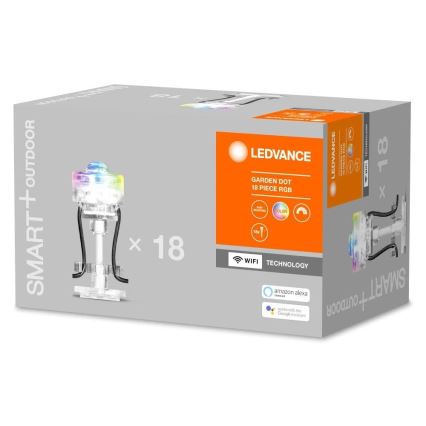 Ledvance - LED RGB Vanjska dekorativna svjetiljka SMART+ DOT 18xLED/4W/230V IP65 Wi-Fi