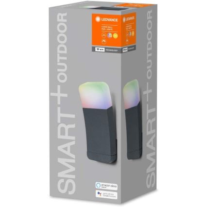 Ledvance - LED RGB Vanjska zidna svjetiljka SMART+ CURVE LED/9W/230V IP44