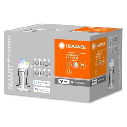 Ledvance - LED RGB Vanjski set za produženje SMART+ DOT 9xLED/2,5W/230V IP65 Wi-Fi