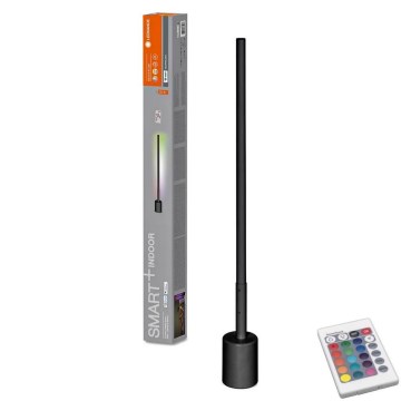 Ledvance - LED RGBW Dimmabilna podna lampa SMART+ FLOOR LED/8W/230V 2700-6500K Wi-Fi crna + daljinski upravljač