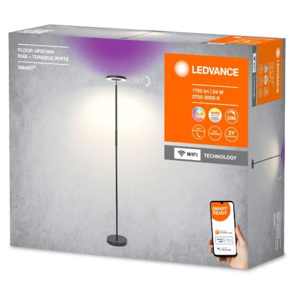 Ledvance - LED RGBW Prigušiva podna lampa SMART+ FLOOR LED/13,5W/230V 2700-5000K Wi-Fi