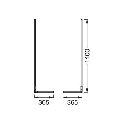 Ledvance - LED RGBW Prigušiva podna lampa SMART+ FLOOR LED/14W/230V 2700-6500K Wi-Fi + daljinski upravljač