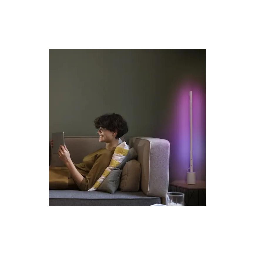 Ledvance - LED RGBW Prigušiva podna lampa SMART+ FLOOR LED/8W/230V 2700-6500 Wi-Fi bijela + daljinski upravljač