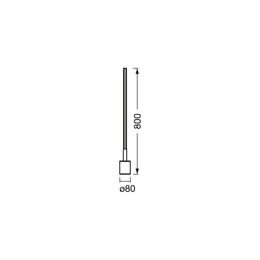 Ledvance - LED RGBW Prigušiva podna lampa SMART+ FLOOR LED/8W/230V 2700-6500 Wi-Fi bijela + daljinski upravljač
