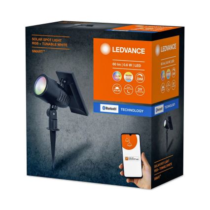 Ledvance - LED RGBW Prigušiva solarna lampa SMART+ SOLAR LED/0,6W/3,7V 3000-6500K IP44