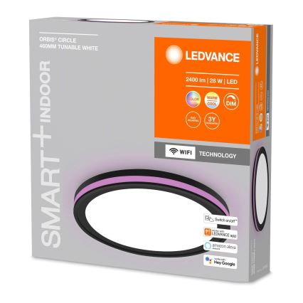 Ledvance - LED RGBW Prigušiva stropna svjetiljka SMART+ CIRCLE LED/28W/230V 3000-6500K Wi-Fi