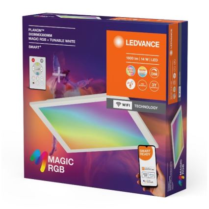 Ledvance - LED RGBW Prigušiva stropna svjetiljka SMART+ MAGIC LED/14W/230V 2700-6500K Wi-Fi + daljinski upravljač