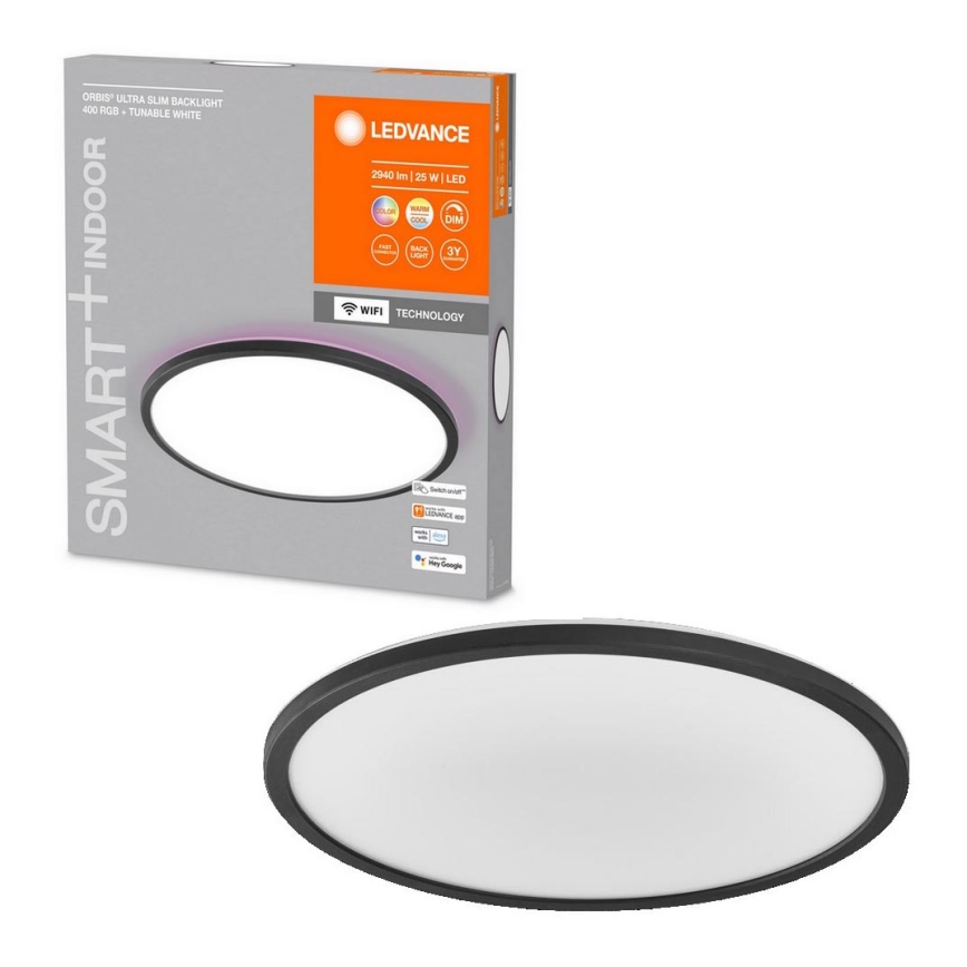 Ledvance - LED RGBW Prigušiva stropna svjetiljka SMART+ ORBIS LED/25W/230V 2700-6500K Wi-Fi