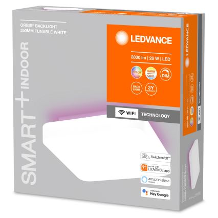 Ledvance - LED RGBWPrigušiva stropna svjetiljka SMART+ ORBIS LED/28W/230V 3000-6500K Wi-Fi bijela