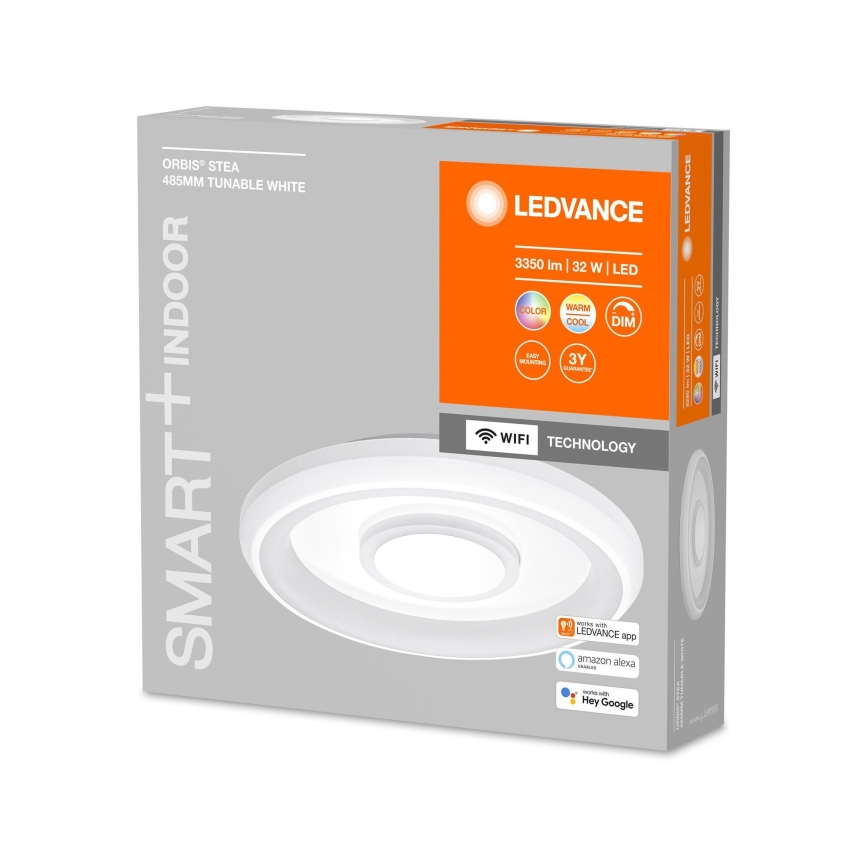 Ledvance - LED RGBW Prigušiva stropna svjetiljka SMART+ ORBIS LED/32W/230V 2700-5000K Wi-Fi