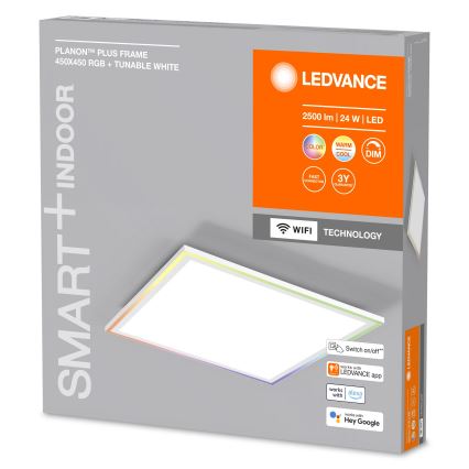 Ledvance - LED RGBW Prigušiva stropna svjetiljka SMART+ PLANON LED/24W/230V 2700-6500K Wi-Fi