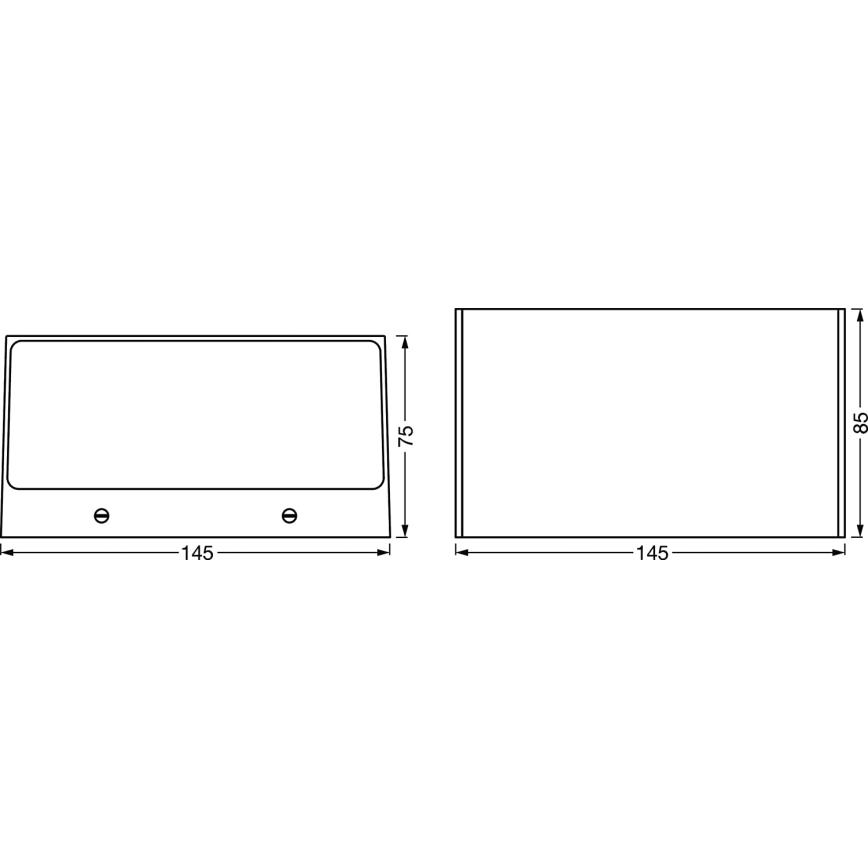 Ledvance - LED RGBW Prigušiva vanjska zidna svjetiljka SMART+ BRICK LED/14W/230V Wi-Fi IP44