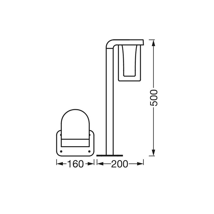 Ledvance - LED RGBW Prigušiva vanjska lampa CASCADE LED/10W/230V IP44 Wi-Fi