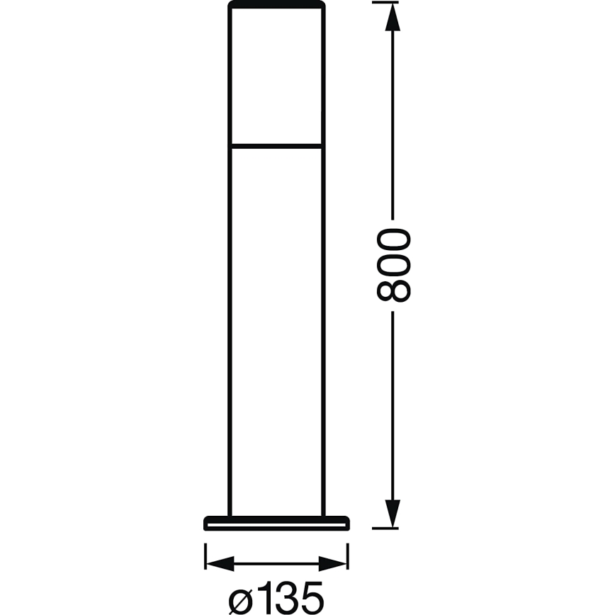 Ledvance - LED RGBW Prigušiva vanjska lampa SMART+ PIPE LED/10W/230V Wi-Fi IP44