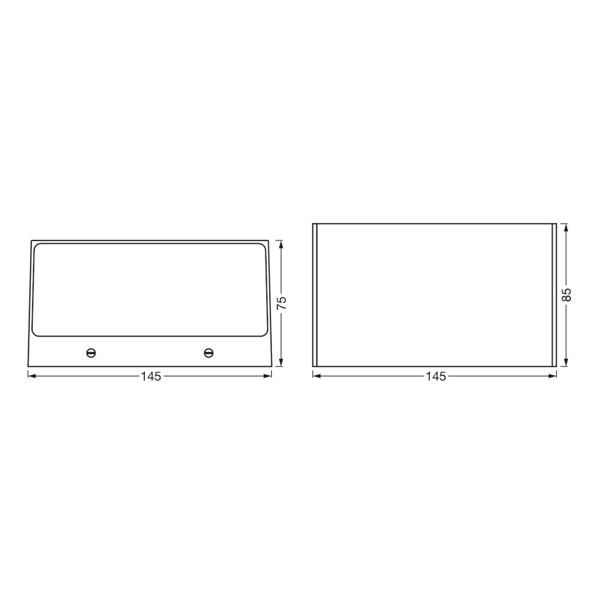Ledvance - LED RGBW Prigušiva vanjska zidna svjetiljka SMART+ BRICK LED/14W/230V Wi-Fi IP44