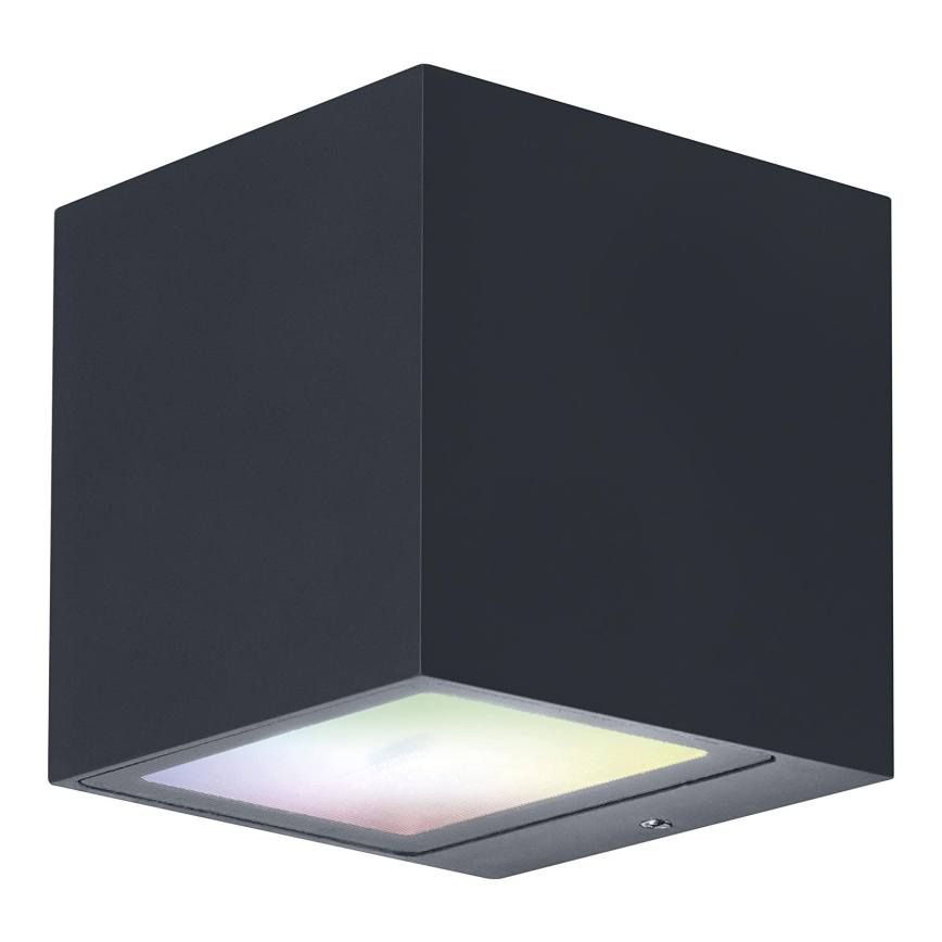 Ledvance - LED RGBW Prigušiva vanjska zidna svjetiljka SMART+ BRICK LED/14W/230V Wi-Fi IP44