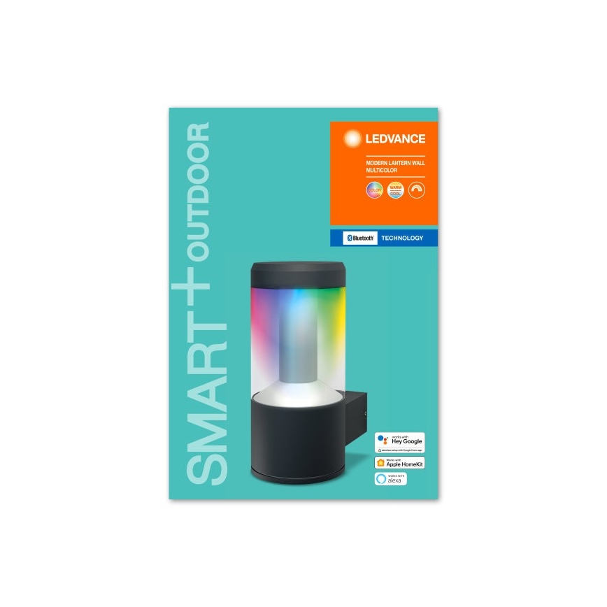 Ledvance -LED RGBW Prigušiva zidna svjetiljka SMART+ MODERN LED/12W/230V IP44 BT