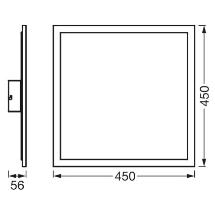 Ledvance - LED RGBW Prigušivi panel SMART+ PLANON LED/28W/230V 3000-6500K Wi-Fi + daljinski upravljač