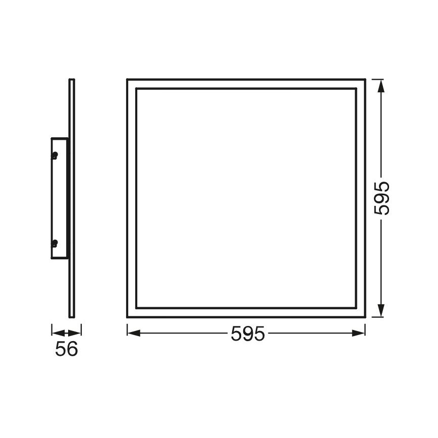 Ledvance - LED RGBW panel SMART+ PLANON s mogućnošću prigušivanja LED/40W/230V 3000-6500K 60x60 cm Wi-Fi + daljinski upravljač