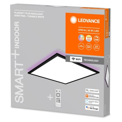 Ledvance - LED RGBW Prigušivi nadgradni panel SMART+ PLANON LED/40W/230V Wi-Fi + daljinski upravljač