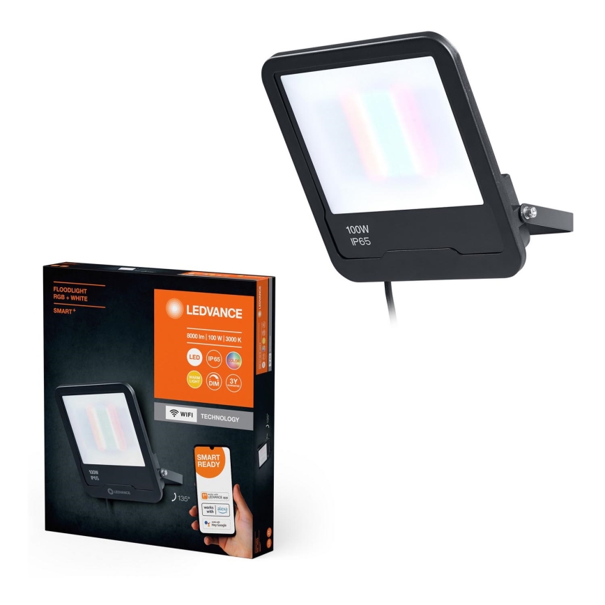 Ledvance - LED RGBW Prigušivi vanjski reflektor SMART+ FLOODLIGHT LED/100W/230V IP65 Wi-Fi