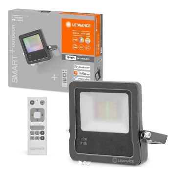 Ledvance - LED RGBW Reflektor FLOODLIGHT LED/20W/230V 3000K IP65 Wi-Fi + daljinski upravljač