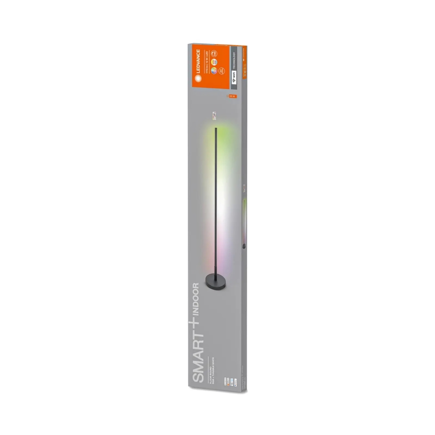 Ledvance - LED RGBW Dimmabilna podna lampa SMART+ FLOOR LED/14W/230V 2700-6500K Wi-Fi crna + daljinski upravljač