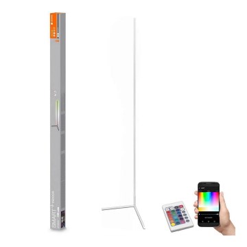 Ledvance - LED RGBW Smart+ Stajaća lampa s prigušivanjem FLOOR LED/20W/230V 2700-6500K Wi-Fi bijela + daljinski upravljač