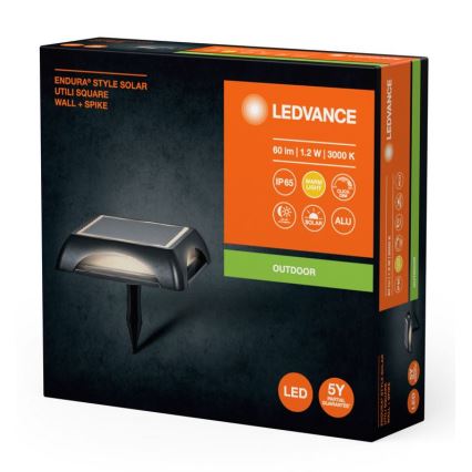 Ledvance - LED Prigušiva solarna lampa ENDURA STYLE SOLAR LED/1,2W/3,7V 2000 mAh IP65